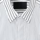 STRIPE BLOCKING FLY FRONT SHIRT