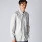 STRIPE BLOCKING FLY FRONT SHIRT