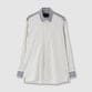 STRIPE BLOCKING FLY FRONT SHIRT 2