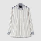 STRIPE BLOCKING FLY FRONT SHIRT 2