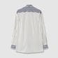 STRIPE BLOCKING FLY FRONT SHIRT 2