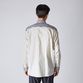 STRIPE BLOCKING FLY FRONT SHIRT 2