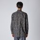 FLOWER PRINT FLY FRONT SHIRT