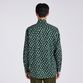 FLOWER PRINT FLY FRONT SHIRT