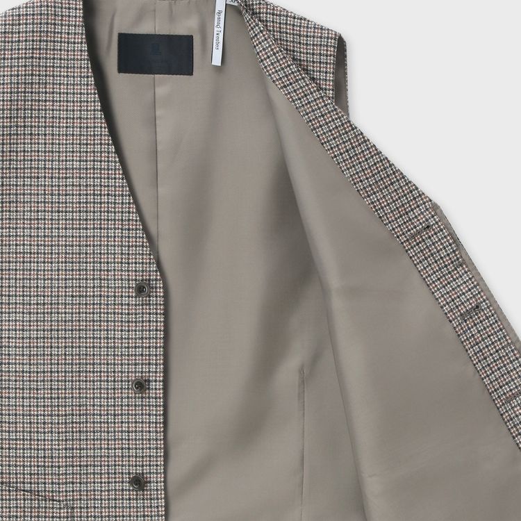 激安！特価品 GUN CLUB CHECK EMSEMBLE VEST｜ランバンコレクション(メンズ レディースウェア