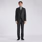 WINDOW PANE CHECK TAPERED SLACKS