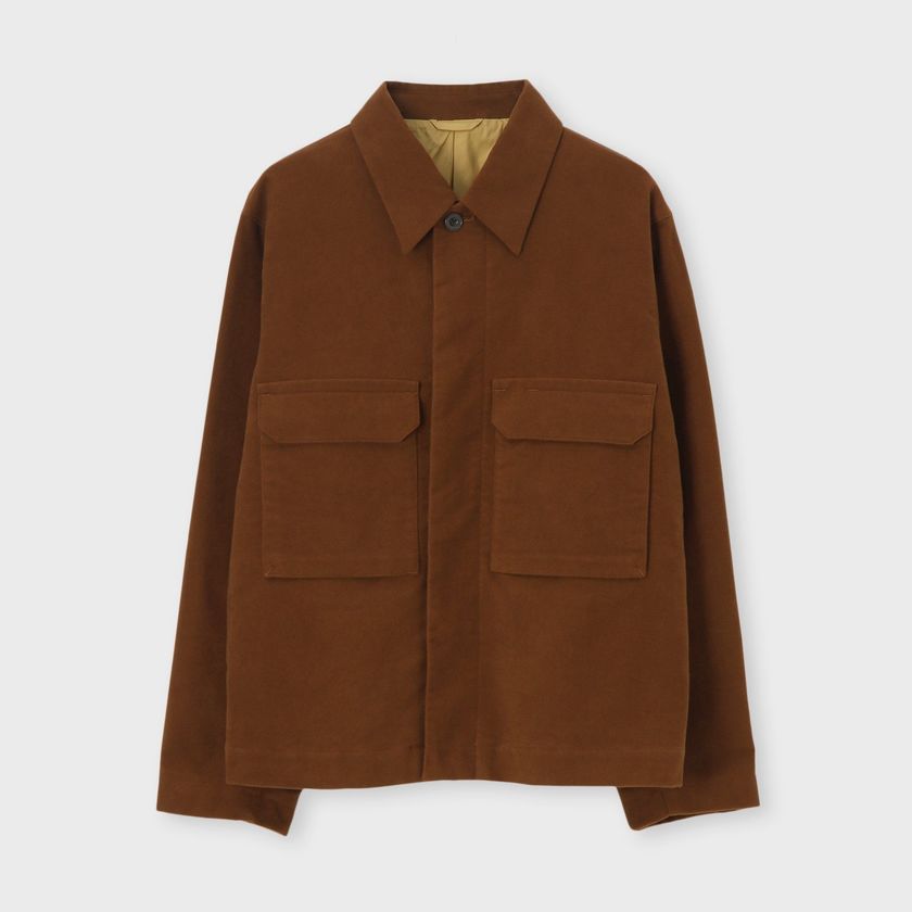 DIAGONAL MOLESKIN 　BLOUSON