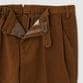 DIAGONAL MOLESKIN TAPERED SLACKS