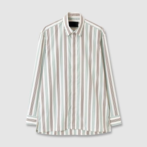 STRIPE FLY FRONT SHIRT