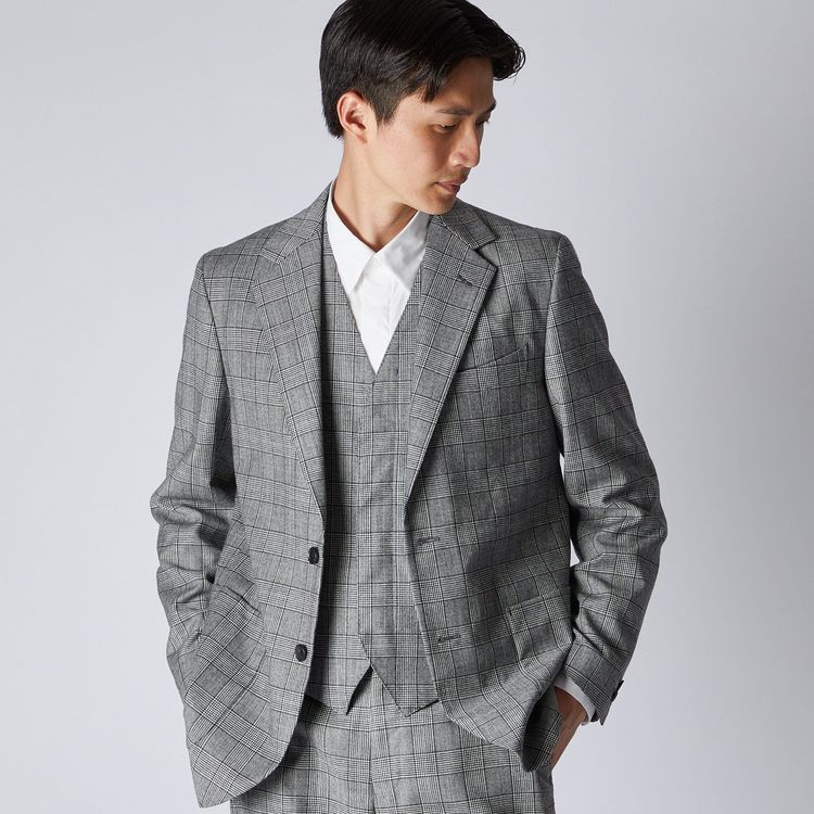 2024人気新作 GLEN JACKET｜ランバンコレクション(メンズ)公式 CHECK 男性用