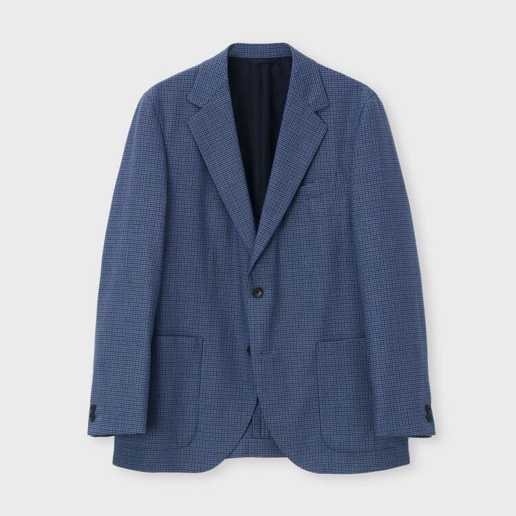 WOOL SILK GUN CLUB CHECK JACKET [ウールシルク ガンクラブ
