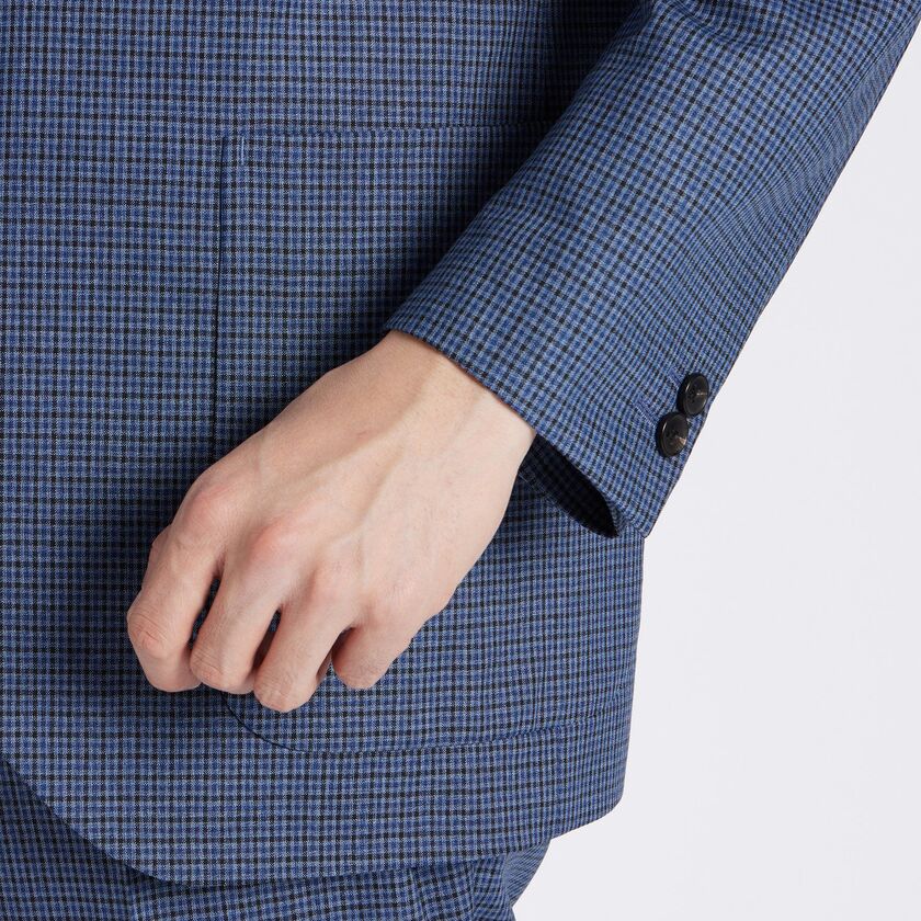 【はこぽす対応商品】 WOOL ガンクラブ [ウールシルク JACKET CHECK CLUB GUN SILK ジャケット・アウター