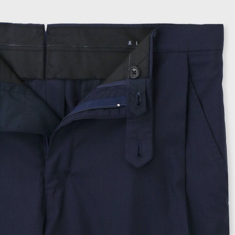 MERINO WOOL PINTUCK SLACKS [メリノウール ピンタック