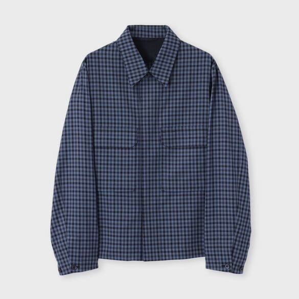 GINGUM CHECK ACTIVE WOOL SHIRT BLOUSON [ギンガムチェック シャツブルゾン]