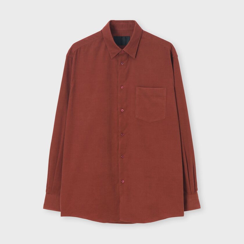 EXTRA FINE RIB CORDUROY  SHIRT [ファインリブコーデュロイ シャツ]