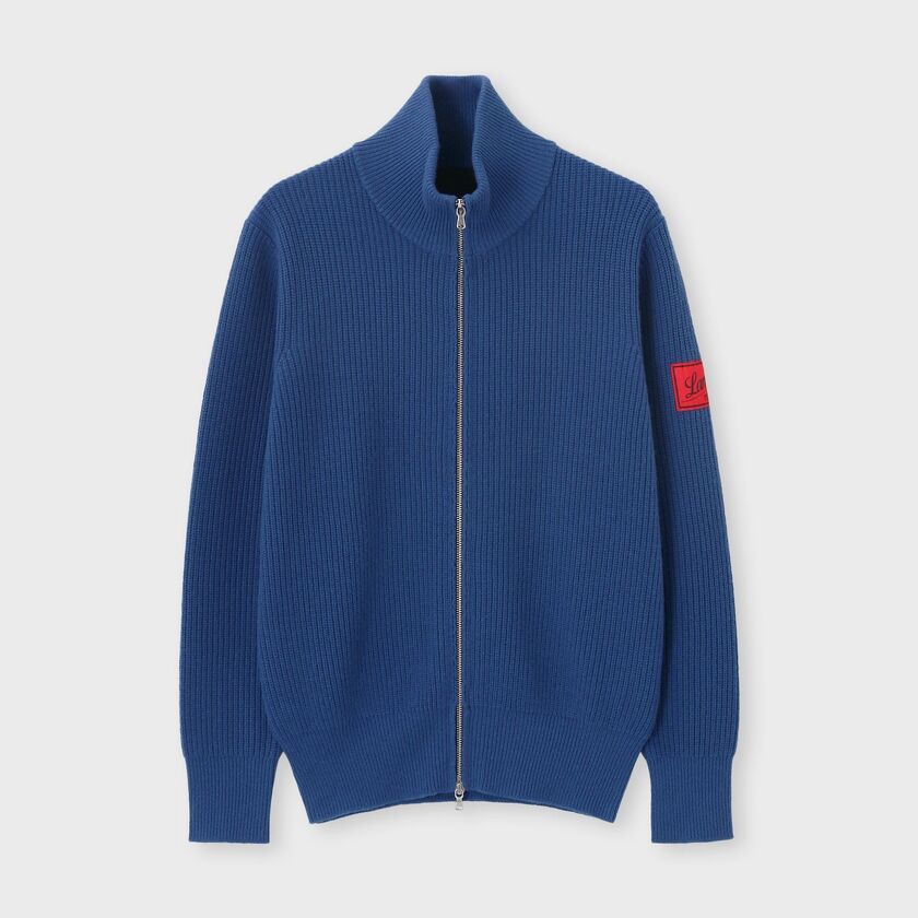 ZIP UP RIB KNIT [ジップアップ リブニット]