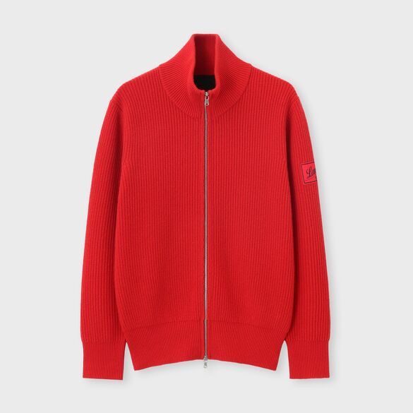 ZIP UP RIB KNIT [ジップアップ リブニット]
