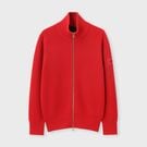 ZIP UP RIB KNIT [ジップアップ リブニット]
