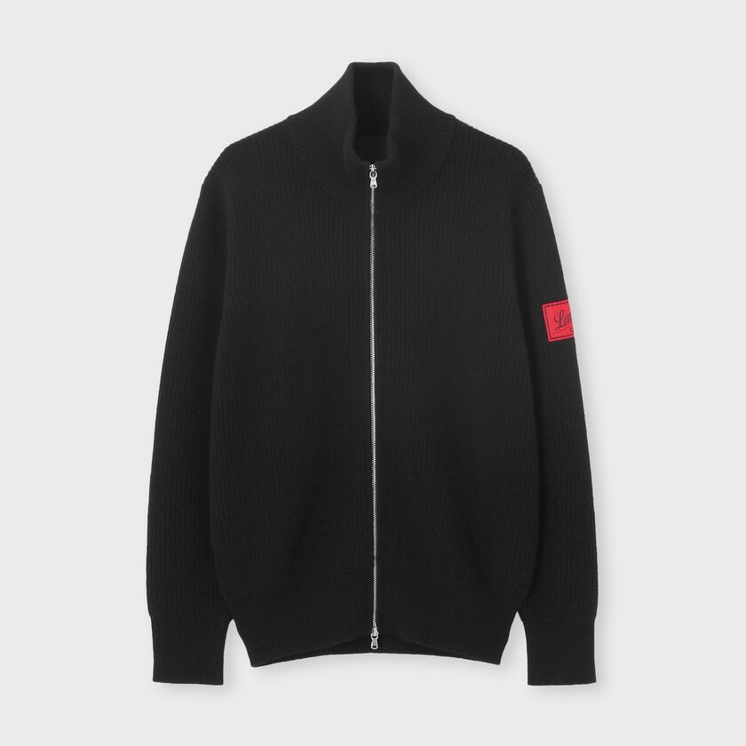 ZIP UP RIB KNIT [ジップアップ リブニット]