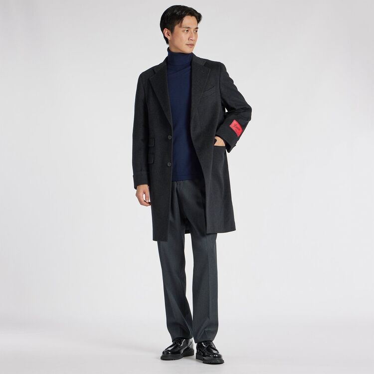 CASHMERE CHESTERFIELD COAT [カシミヤ チェスターフィールドコート]｜ランバンコレクション(メンズ)公式オンラインショップ