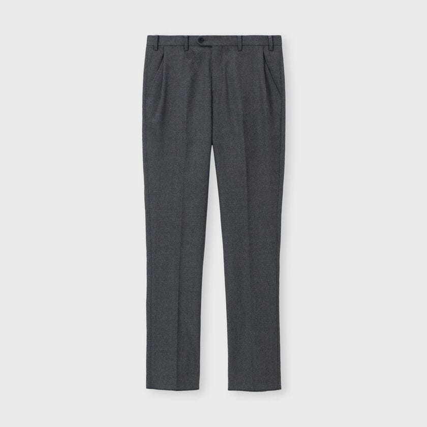 WOOL FLANNEL TAPERED SLACKS [ウールフランネル テーパードパンツ]