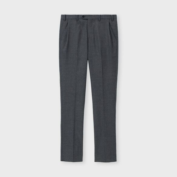 WOOL FLANNEL TAPERED SLACKS [ウールフランネル テーパードパンツ]