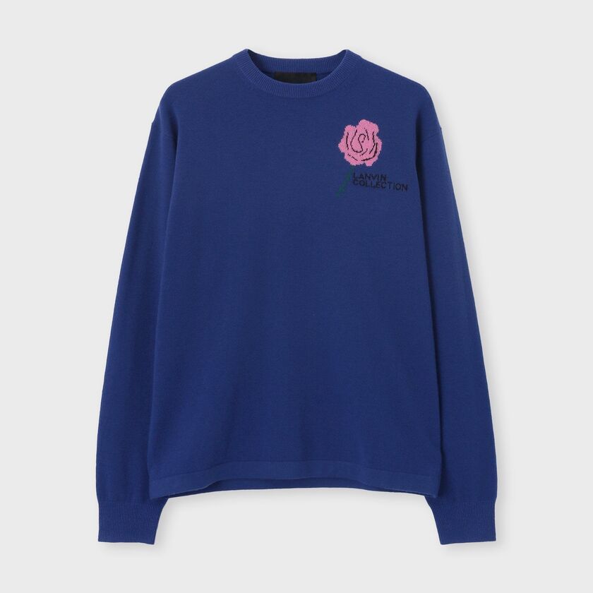 BOUTONNIERE JQUARD CREW NECK KINT [ブートニエール クルーネック]
