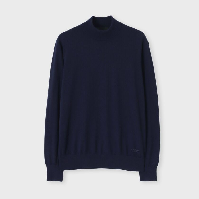 HIGH GAUGE MOCK NECK KNIT [ハイゲージ モックネック]