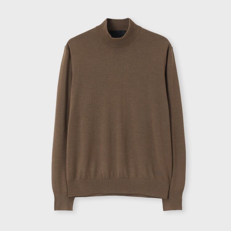 HIGH GAUGE MOCK NECK KNIT [ハイゲージ モックネック]｜ランバンコレクション(メンズ)公式オンラインショップ