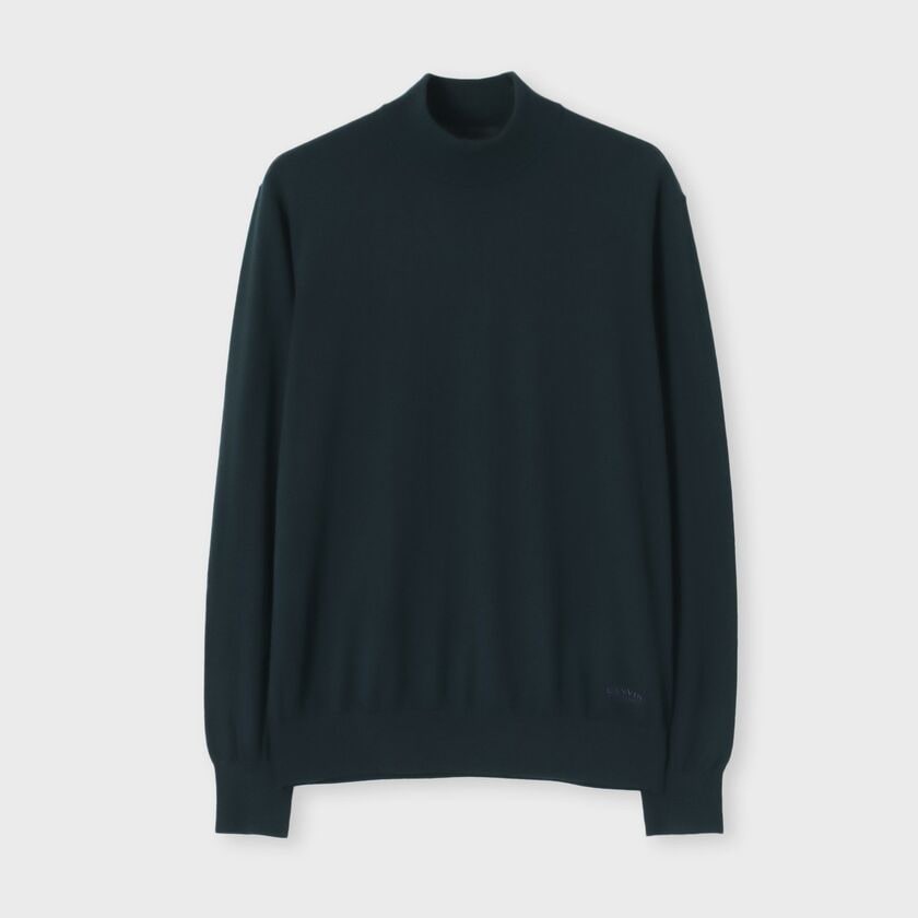 HIGH GAUGE MOCK NECK KNIT [ハイゲージ モックネック]