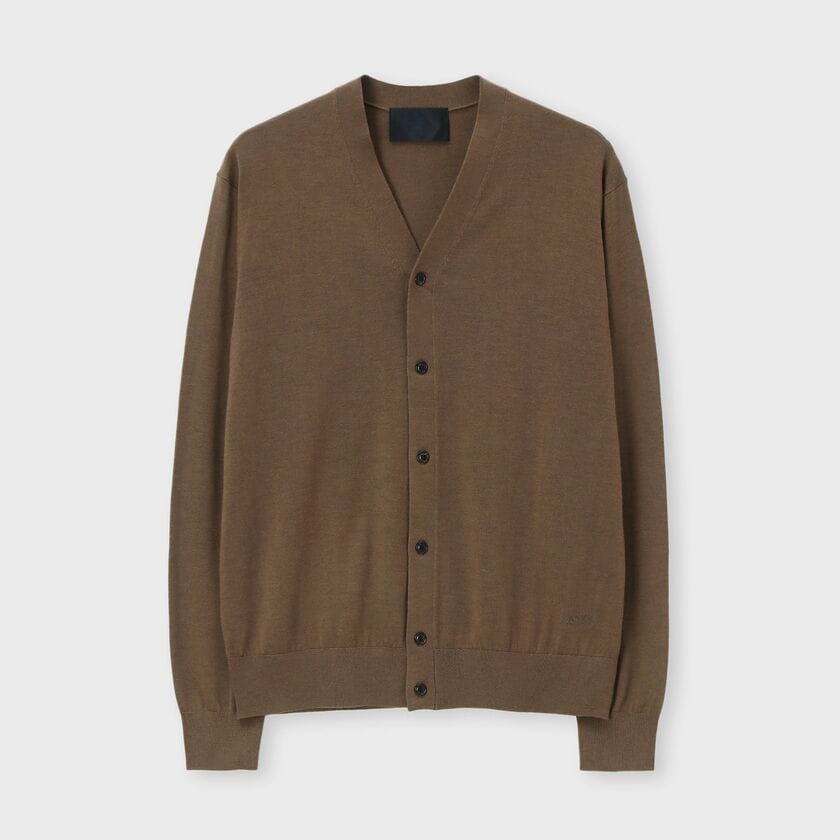 HIGH GAUGE V-NECK KNIT CARDIGAN [ハイゲージ Vネックカーディガン]