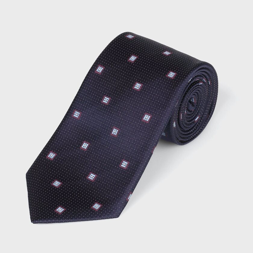 DIAMOND PATTERN TIE [ダイヤ柄ジャガード タイ]