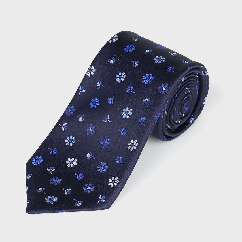 FLOWER PATTERN TIE [フラワージャガード タイ]
