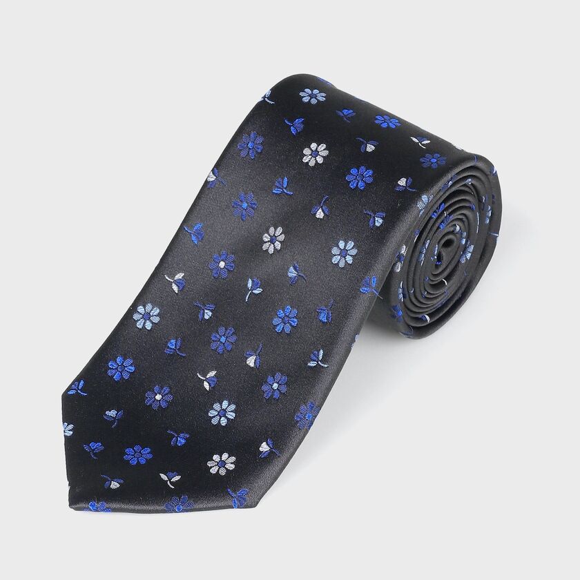 FLOWER PATTERN TIE [フラワージャガード タイ]