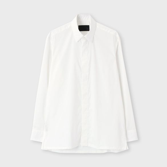 SOLID FLY FRONT SHIRT