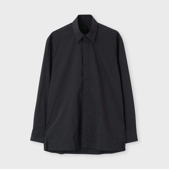 SOLID FLY FRONT SHIRT