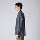 GEOMETRIC PRINT FLY FRONT SHIRT