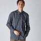 GEOMETRIC PRINT FLY FRONT SHIRT