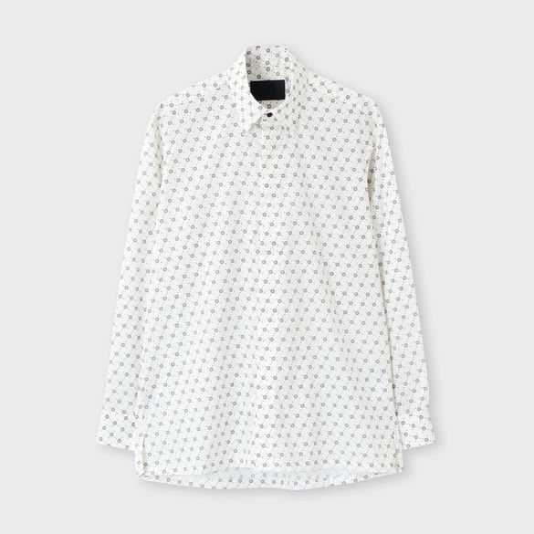 REMATES PRINT FLY FRONT SHIRT