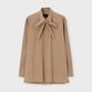 SOLID JANNE BOW BLOUSE