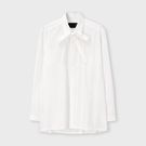 SOLID JANNE BOW BLOUSE