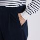 TRICOT CORDUROY PEDAL PUSHER  SLACKS