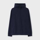 TRICOT CORDUROY ZIP UP  HOODIE