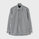 BLOCK STRIPE FLY FRONT SHIRT