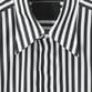 BLOCK STRIPE FLY FRONT SHIRT