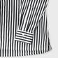 BLOCK STRIPE FLY FRONT SHIRT