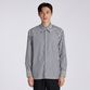 BLOCK STRIPE FLY FRONT SHIRT