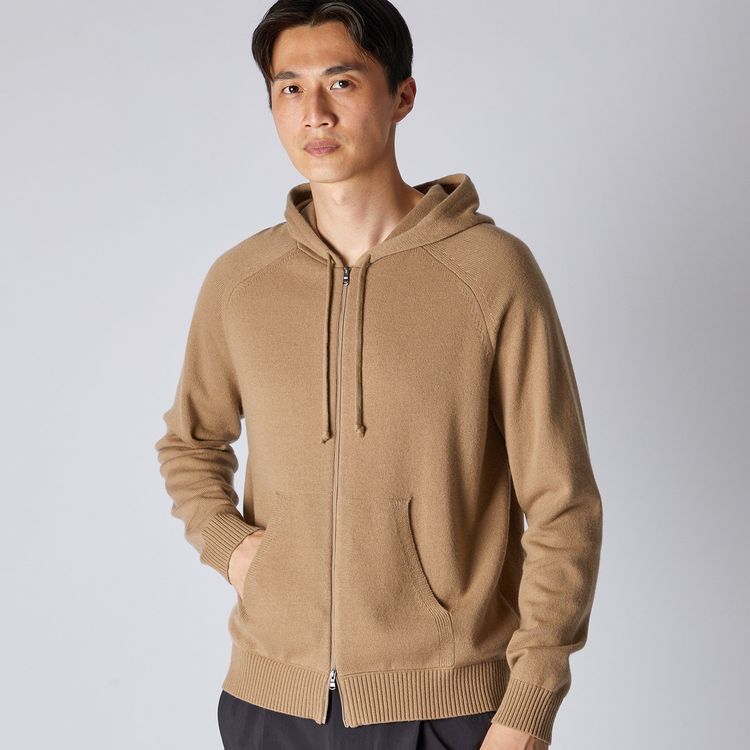 CASHMERE ZIP UP KNIT HOODIE｜ランバンコレクション(メンズ)公式オンラインショップ