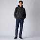 BACK FLEECE ZIP UP  HOODIE