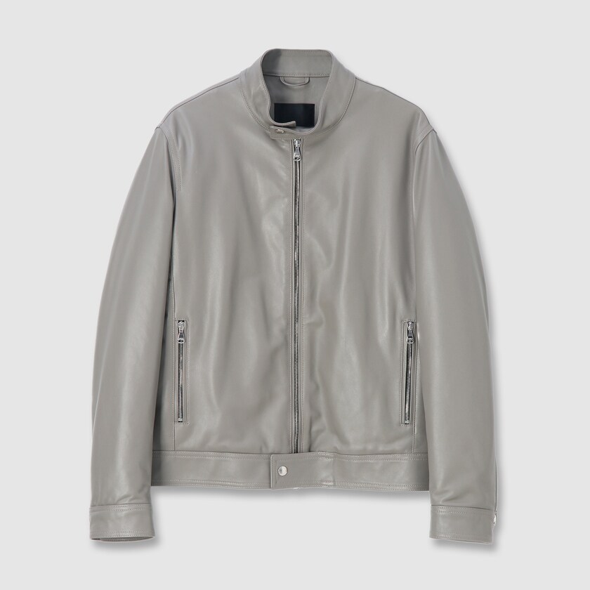 PADDED LEATHER BIKER JACKET｜ランバンコレクション(メンズ